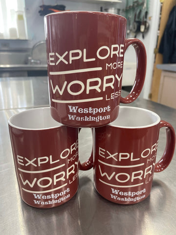 Mug- Explore More, Worry Less