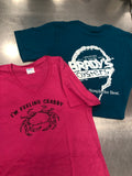 T-shirt - Ladies V-neck - I'm feeling CRABBY